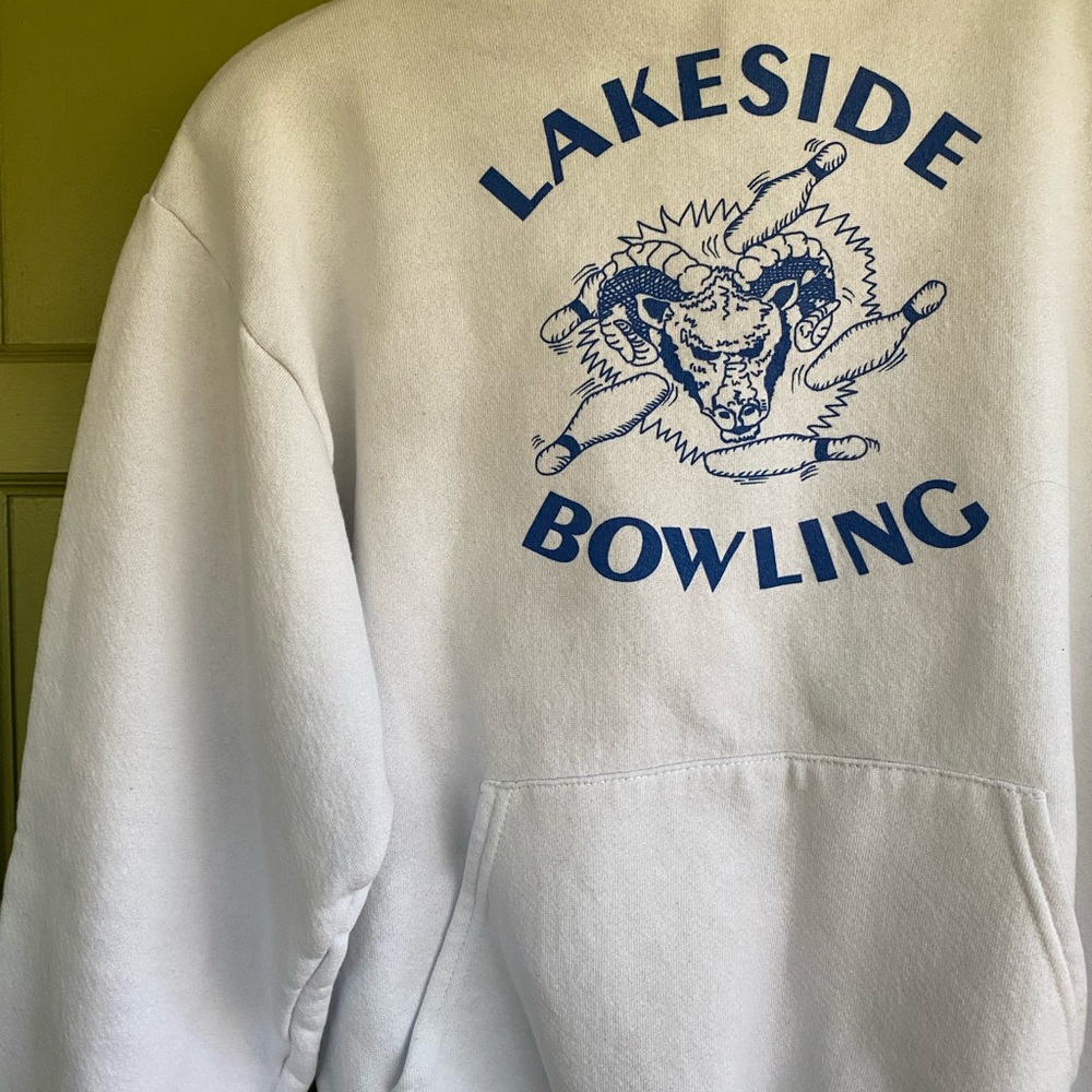 Vintage Lakeside Bowling Hoodie